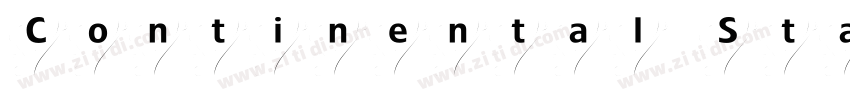Continental Stag San字体转换